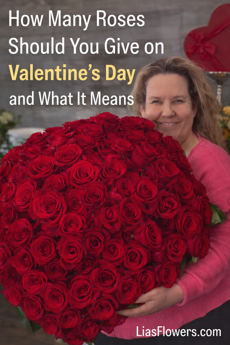 How Many Roses Should You Give on Valentine’s Day | Lia’s Flowers – Lia ...