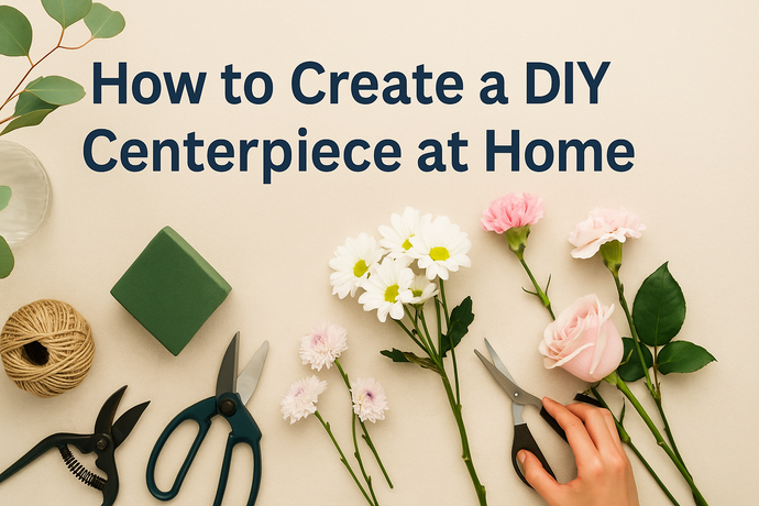 How to Create a DIY Floral Centerpiece at Home