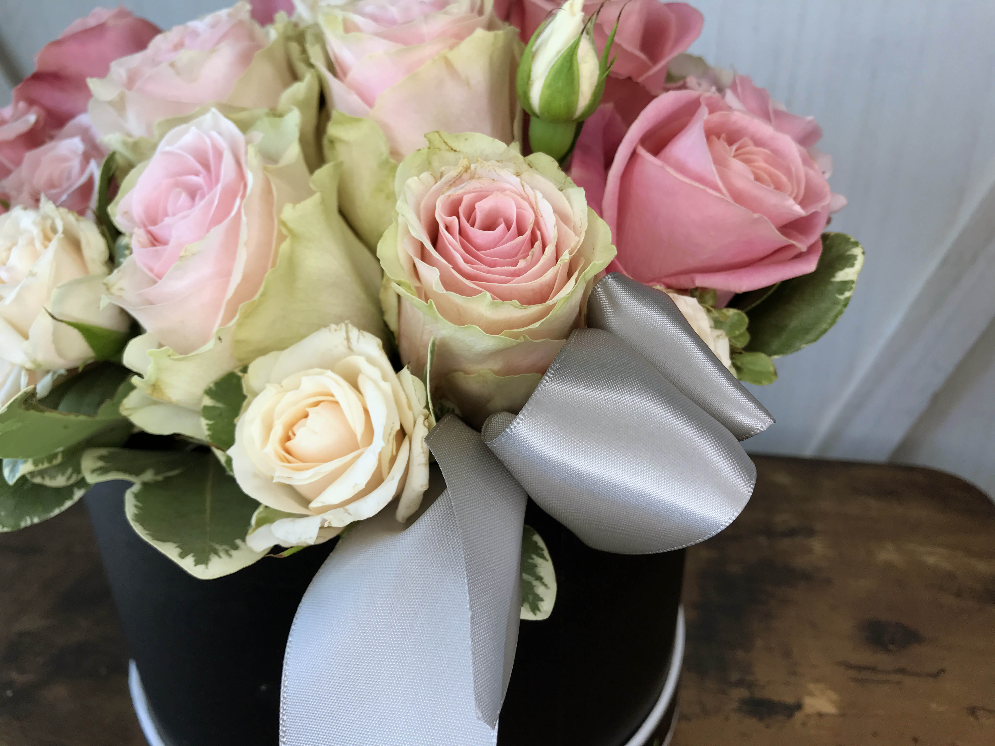 Roses in a Hat Box | Elegant Rose Bouquet for All Occasions by Lia’s ...