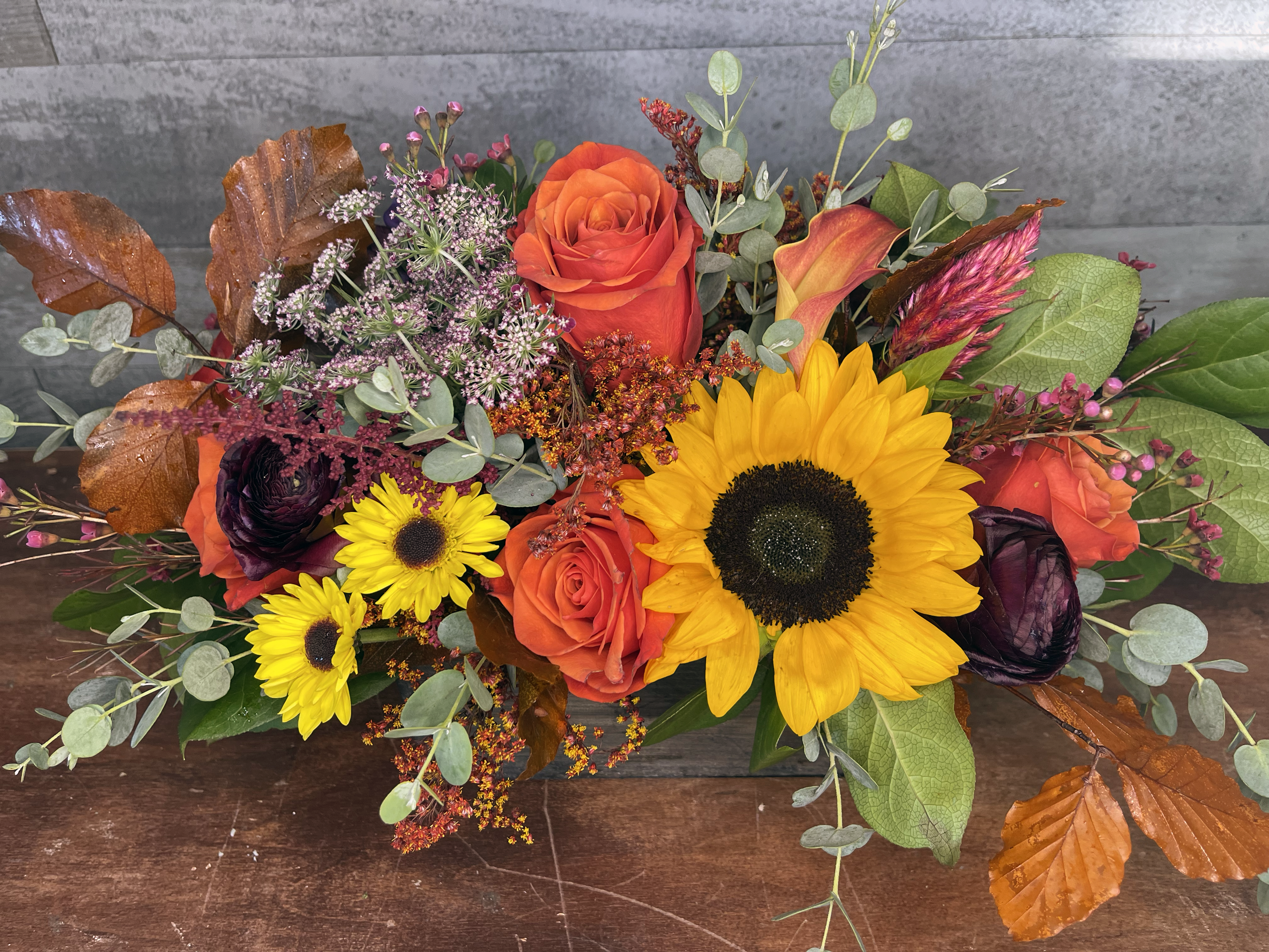 air plant centerpieces Autumn Air Floral Arrangement