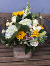 Oh Baby Boy Flower Arrangement - Lia's Floral Designs