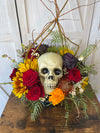 Halloween Skull Flowers