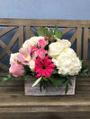 Teddy Flower Arrangement - Lia's Floral Designs
